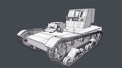 Soviet Tank Su-26 Model - TurboSquid 1378420