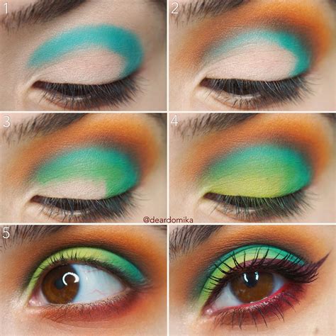 A colorful eyeshadow tutorial. : r/Makeup101