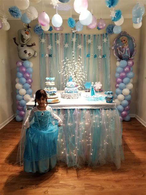 Frozen birthday party #frozenbirthdayparty Frozen birthday party | Elsa birthday party, Frozen ...