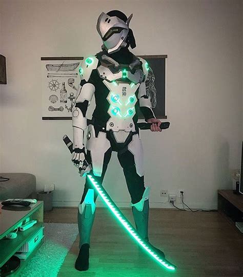 Glowing Overwatch Genji Cosplay « Adafruit Industries – Makers, hackers ...