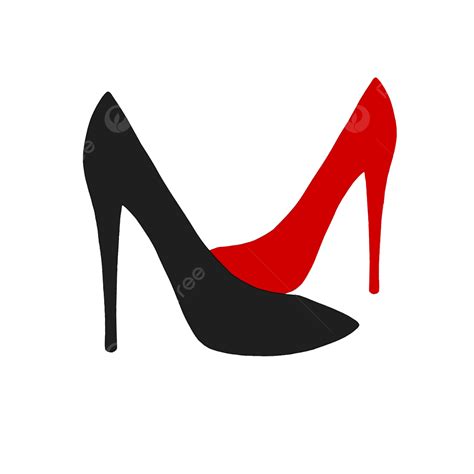 High Heels Clipart Transparent Background, Silhouette High Heels Clip ...