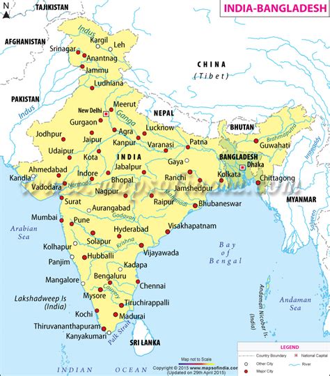 India Bangladesh Map