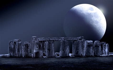 Stonehenge Moon Full Stone · Free image on Pixabay