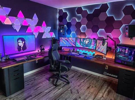 Wall looks so good🔥😍 in 2021 | Computer gaming room, Gaming room setup, Video game rooms