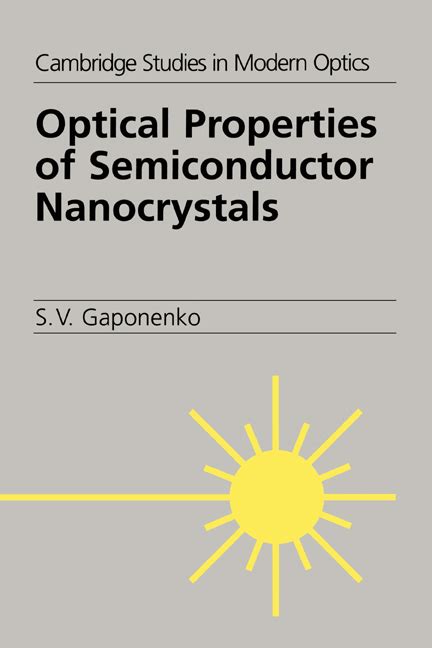 Optical Properties of Semiconductor Nanocrystals