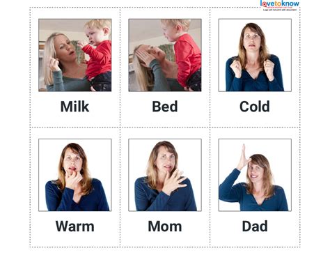 Baby Sign Language Flashcards Download Printable PDF | Templateroller