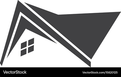 Home roof icon logo Royalty Free Vector Image - VectorStock