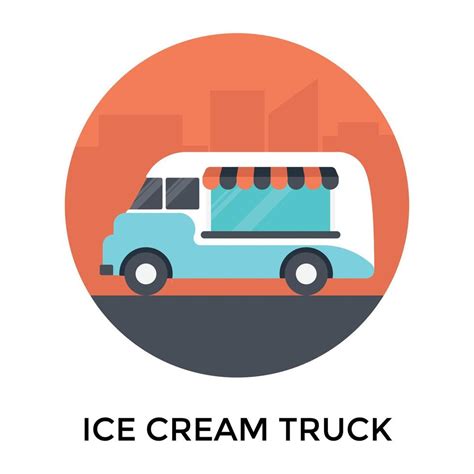 Ice Cream Truck 15035499 Vector Art at Vecteezy