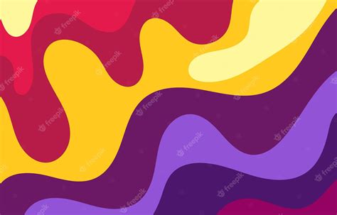 Premium Vector | Colorful groovy background design concept