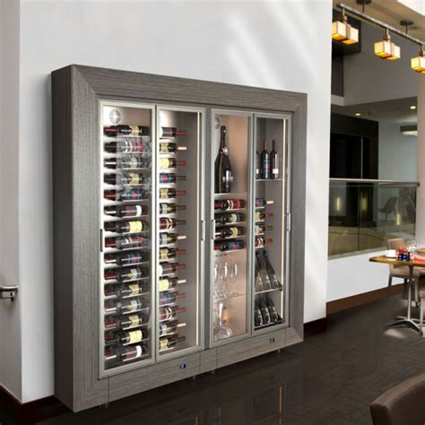 New slimline Winewalls and wine cabinets - stunning narrow depth display - Wines Cellar