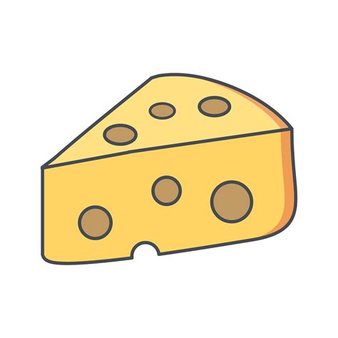 Vector Cheese Icon 441312 Vector Art at Vecteezy