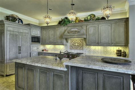 Old Kitchen Cabinets Painted Grey - DorothyFarmer