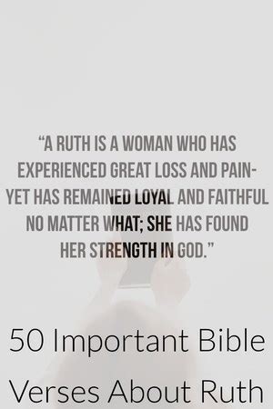 50 Epic Bible Verses About Ruth (Who Was Ruth In The Bible?)