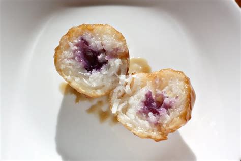 Art of Dessert: Karioka (Deep-fried Coconut Rice Balls with Brown Sugar Glaze)