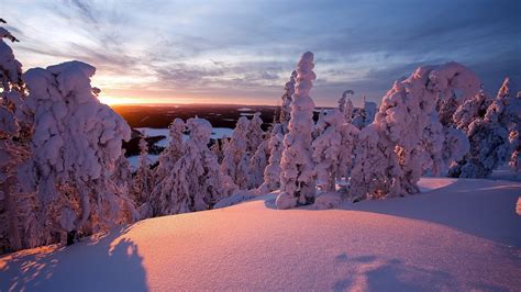 Snow Sunset Wallpapers - Top Free Snow Sunset Backgrounds - WallpaperAccess