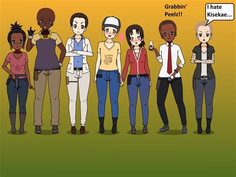 Left 4 Dead 2 Survivors {kisekae} by VintageSniper on DeviantArt