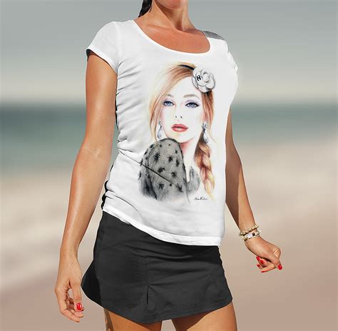 Free Girl T-Shirt Mockup - Graphic Google - Tasty Graphic Designs CollectionGraphic Google ...