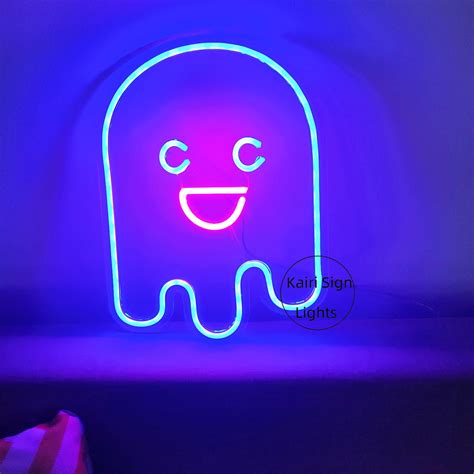 Sign Cute Face Neon Sign Bedroom Custom Neon Light Sign Led | Etsy