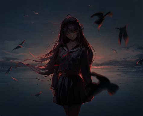 Anime Evil Girl Art, HD wallpaper | Peakpx