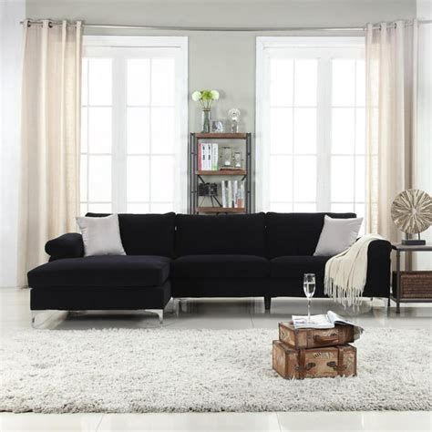 Modern Velvet Large Sectional Sofa - Walmart.com - Walmart.com