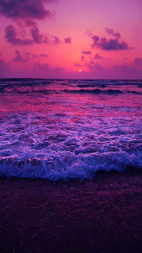 Beautiful sunset. Beach sunset , Purple sunset, Sunset, Colorful Ocean Sunset HD wallpaper | Pxfuel