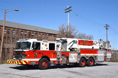 Reading (PA) Fire Department Adds Ladder Tower 93-Foot Aerial Platform to Fleet