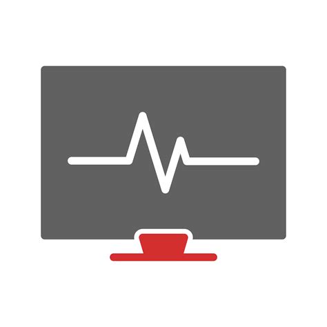 ECG Icon Design 505070 Vector Art at Vecteezy