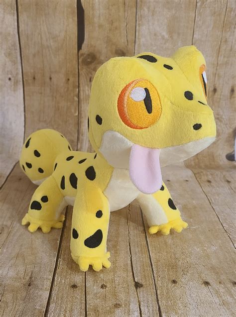 Gecko Leopard Plush - Etsy