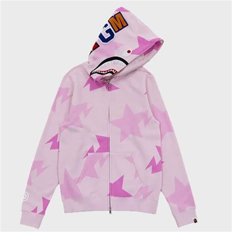 Pink Bape Star Hoodie | Get 30% Discount