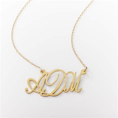 Monogram Casual Cursive Necklace | Teen Jewelry | Pottery Barn Teen