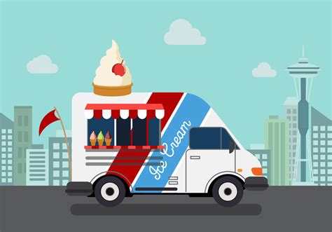 Vector Ice Cream Truck 98631 Vector Art at Vecteezy