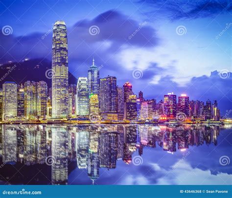 Hong Kong China City Skyline Stock Photo - Image of destination, metropolitan: 43646368