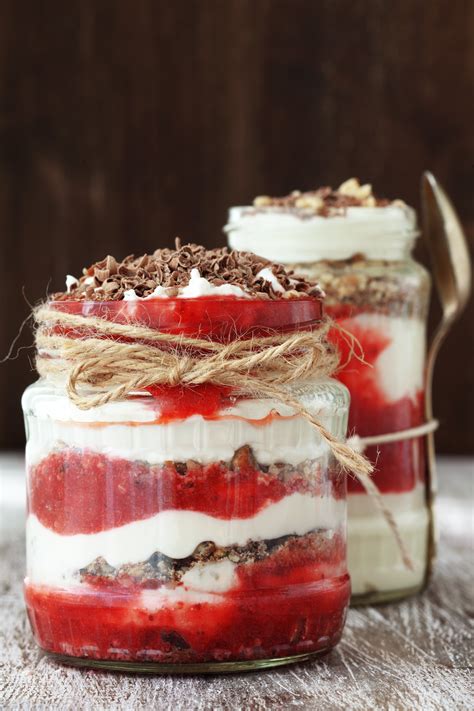 Yummy Strawberry Dessert In A Jar Recipe