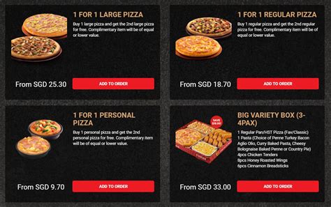 Pizza Hut to offer 1-for-1 on your favourite pizzas Mon - Thurs when you order online | Great ...