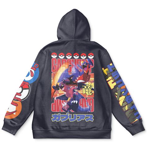 Garchomp Pokemon Streetwear Hoodie - Anime Ape