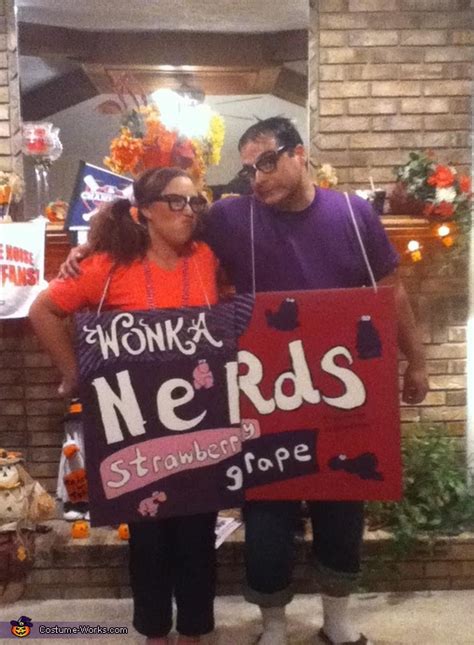 Willy Wonka Nerds Candy - DIY Couple Halloween Costume - Photo 2/3