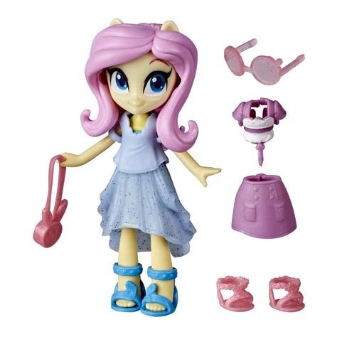 My Little Pony Equestria Girls Fashion Squad Fluttershy, 3-Inch Potion ...