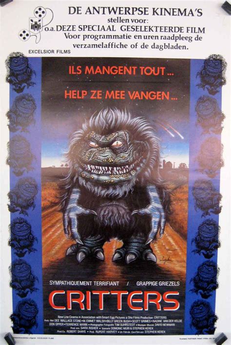 "CRITTERS" MOVIE POSTER - "CRITTERS" MOVIE POSTER