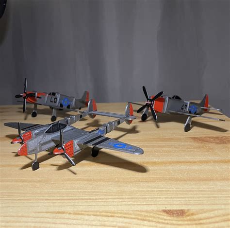 Lockheed P-38 Lightning Kit Card by Souky1122 | Download free STL model | Printables.com