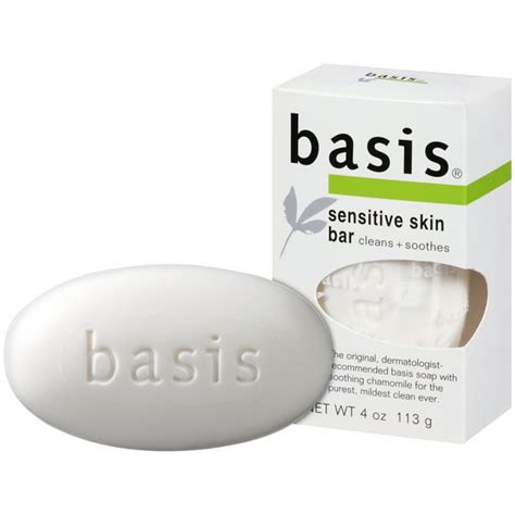 Basis Sensitive Skin Bar Soap - Unscented Soap Bar For Sensitive Skin - 4 Oz. - Walmart.com ...