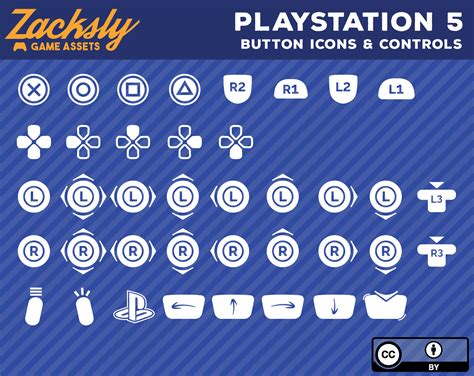 Playstation Controller Button Icons