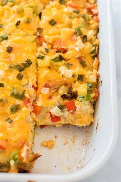 Hash Brown Egg Casserole Recipe - Build Your Bite