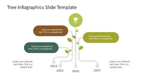 Simple Timeline Design - Tree Infographics PowerPoint Template - SlideModel