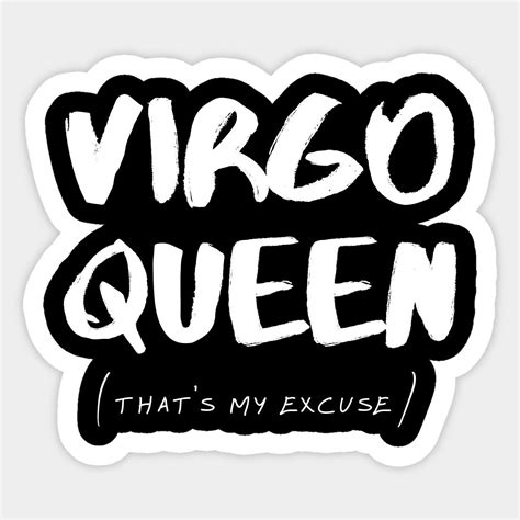 Virgo Queen Zodiac Sticker