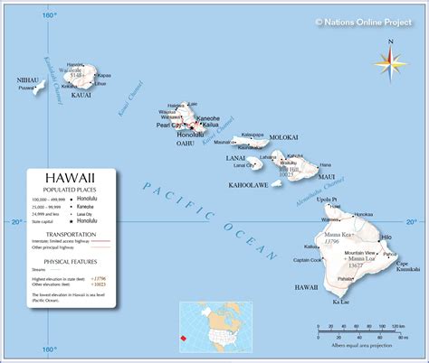 Map Of Usa Hawaii – Topographic Map of Usa with States