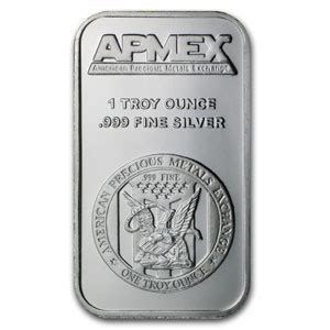 APMEX 1 Oz Silver Bar .999 Fine