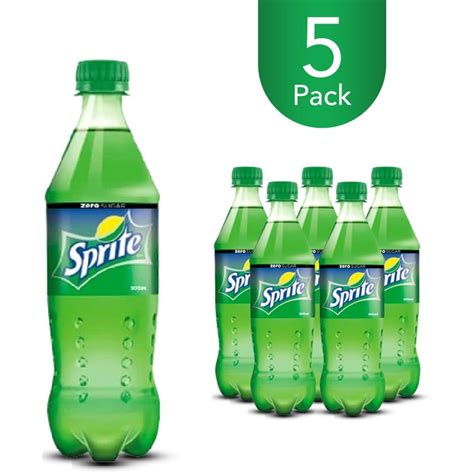 Sprite Zero Sugar 500ml Bottle Drink (5 Pack) - CEDISHOP