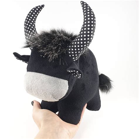 Pablo the Black Buffalo. Buffalo Plush Toy. Black Bison. - Etsy