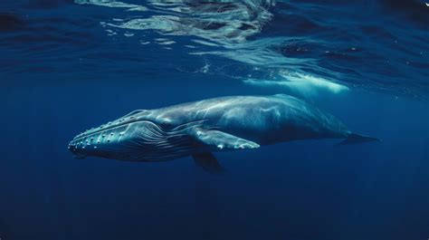 blue whale underwater, largest animal, whale watching, marine life, ocean wildlife, whale in ...