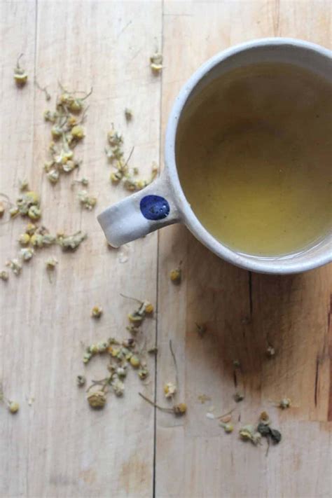 How To Make Chamomile Tea - Documenting Simple Living